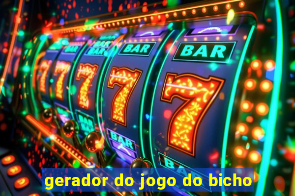 gerador do jogo do bicho