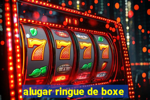 alugar ringue de boxe