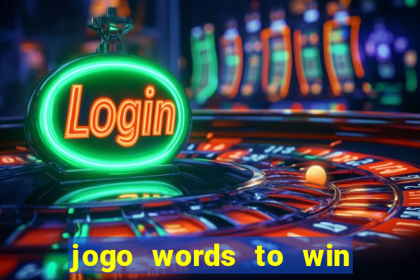 jogo words to win paga mesmo