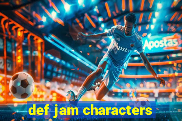 def jam characters